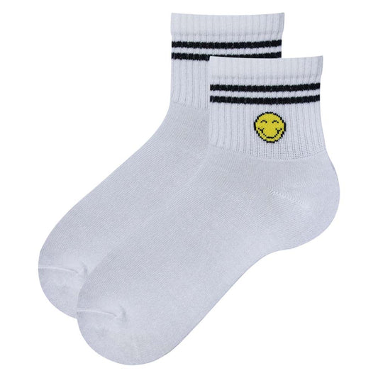Men Cool Vibe Smiley Ankle Socks