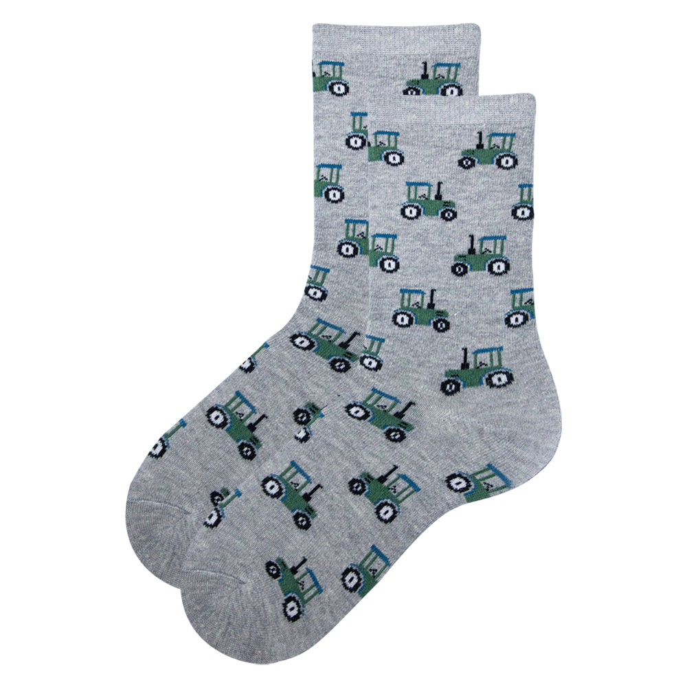 Pack of 2 - Boys Tractor & Airplane Fun Socks