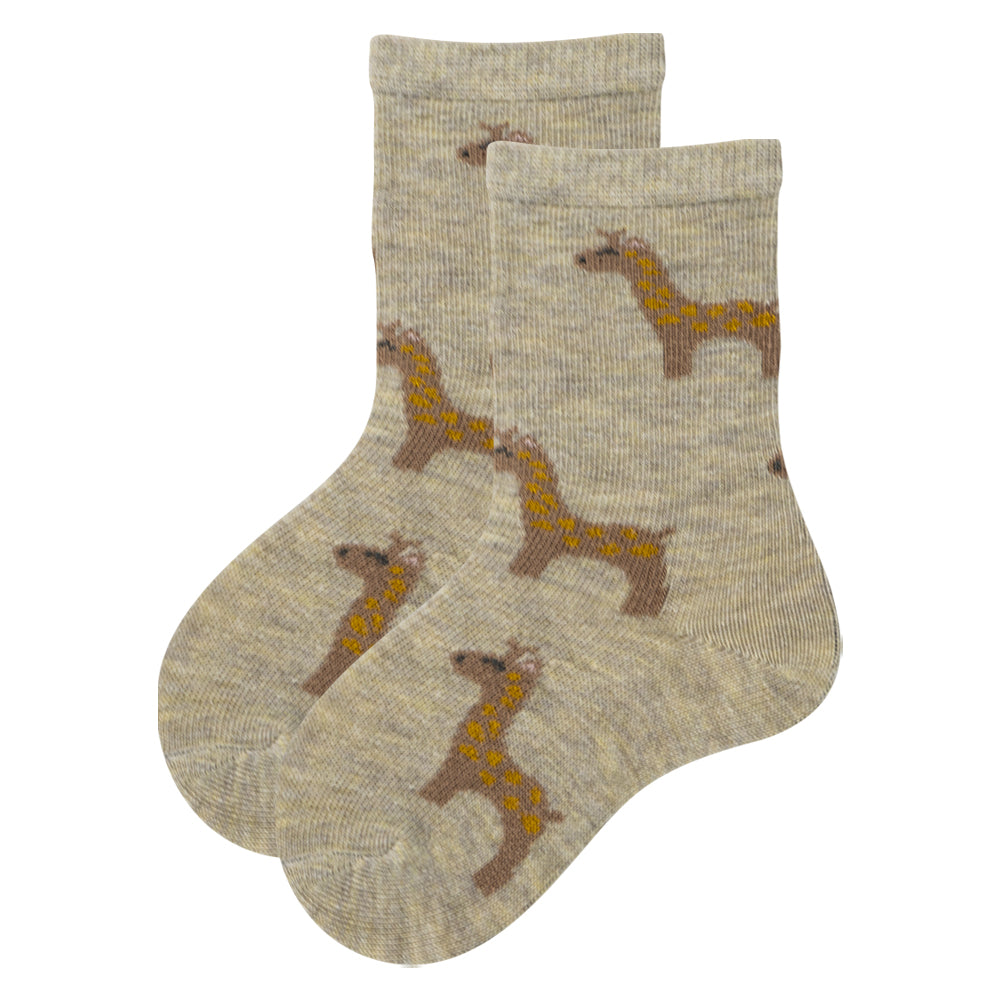 Lama Print Baby Boy Crew Socks