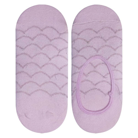 Sparkle Glide Girl's No-Show Socks