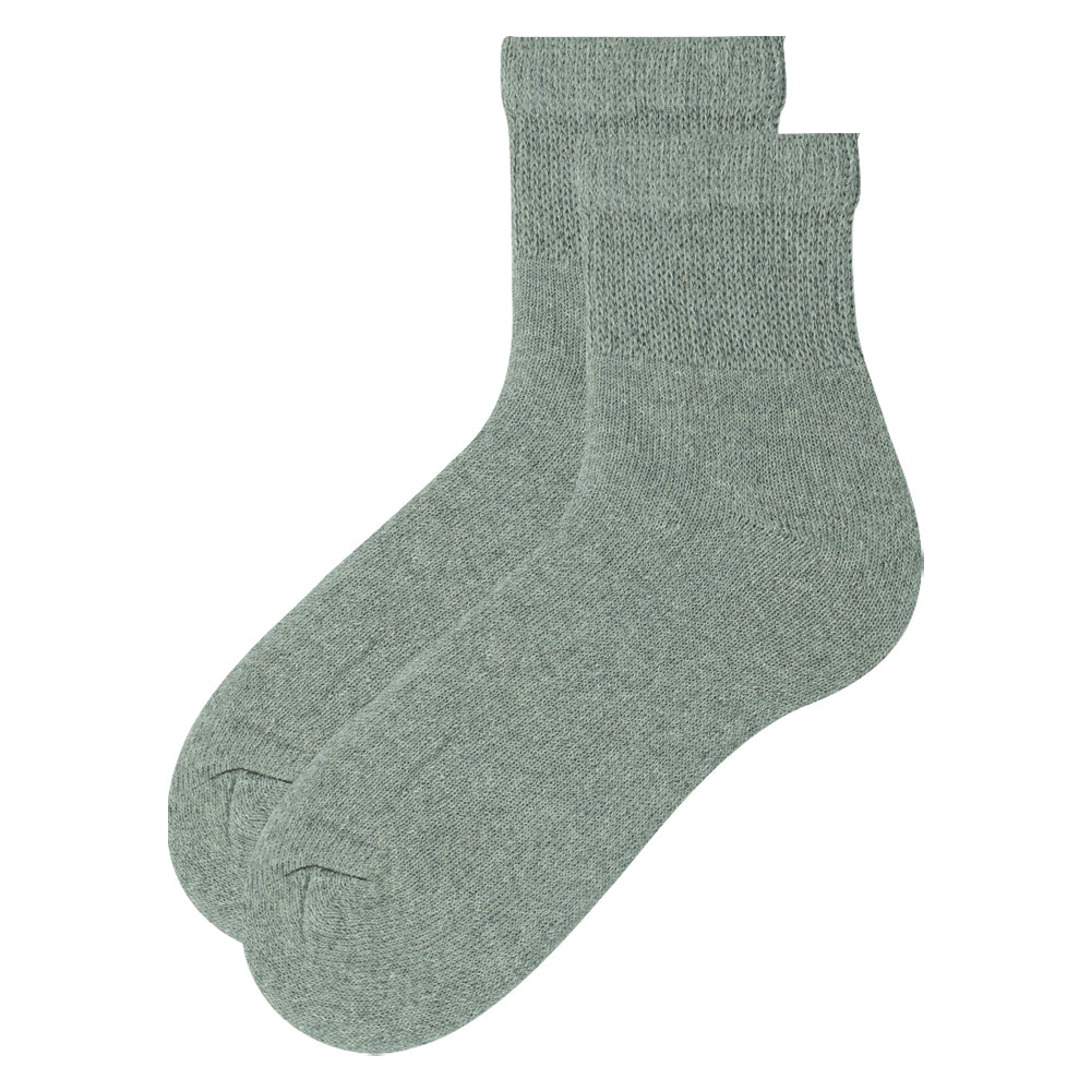 Unisex Grey Diabetic Socks