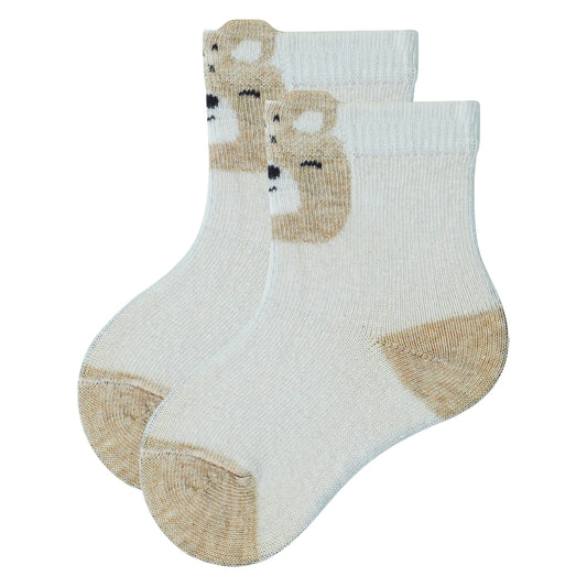 Adorable Bear Face Baby Socks