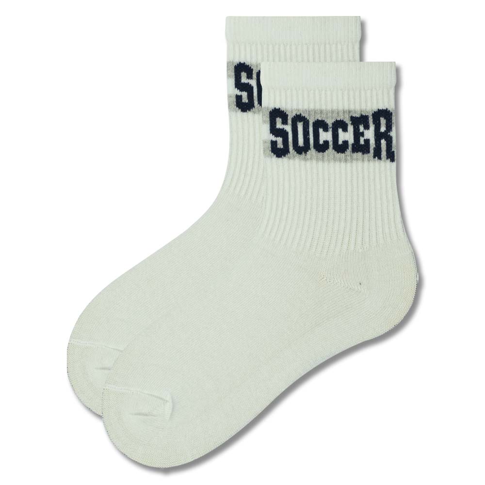 Boys Soccer Print Ankle Socks