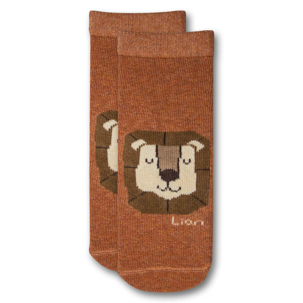 Trendy Rhino , Crocodile & Lion Print Boys Socks