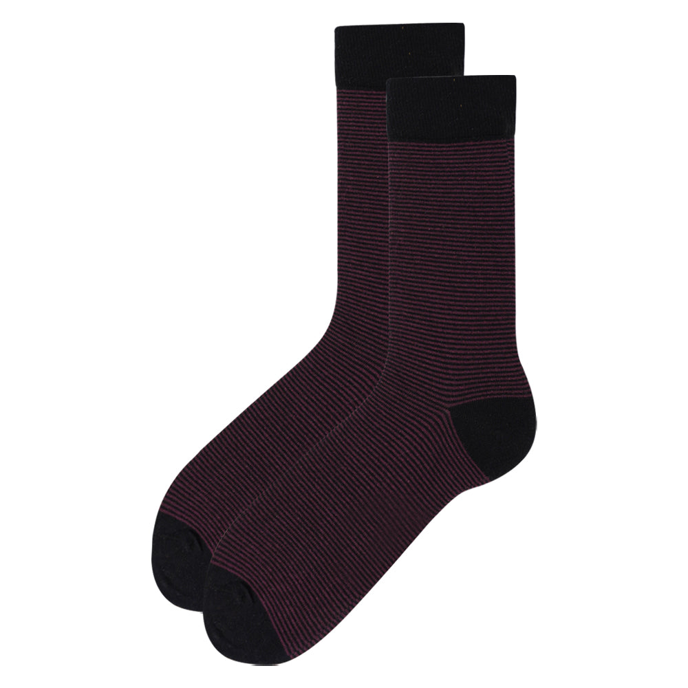 Men Elevated Stripe Crew Socks