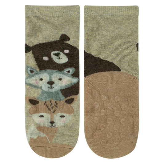 Baby Boy Animal Print Grip Socks