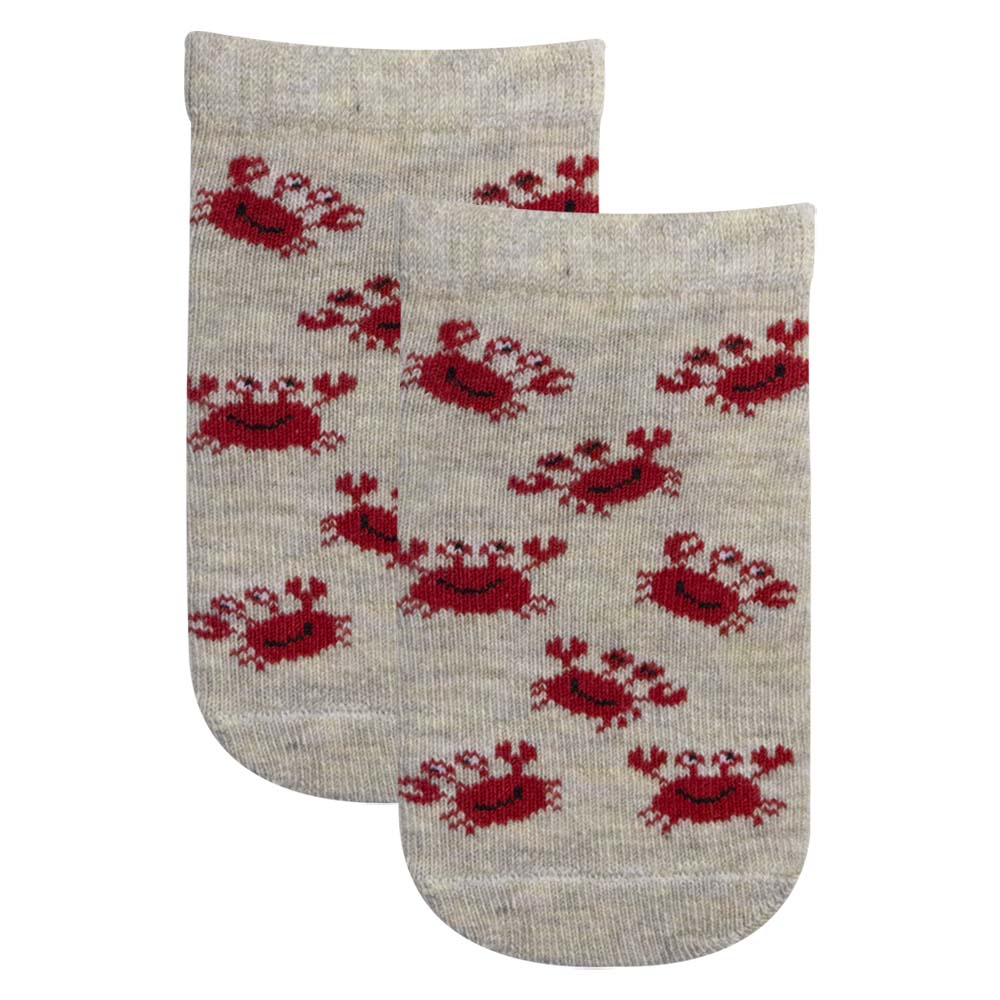 Baby Boy Crab With Stripes Socks