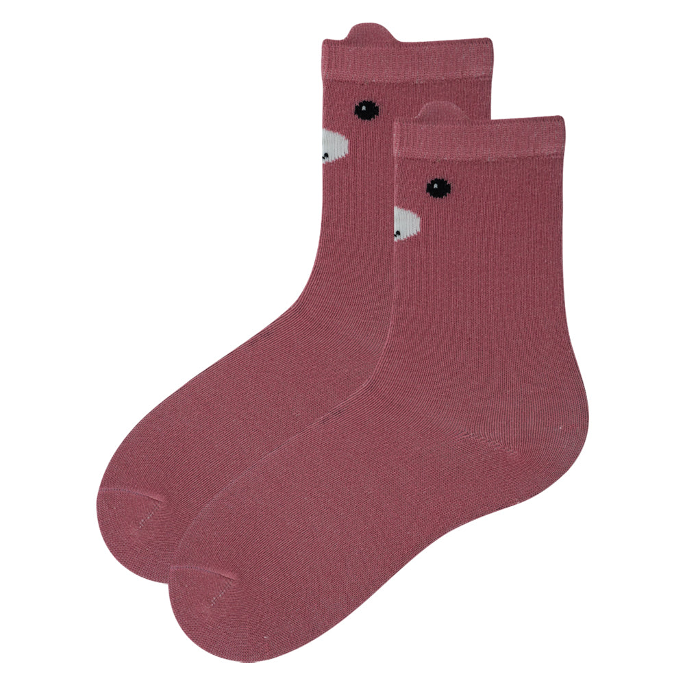 Adorable 3D Ear Bear Girls' Socks