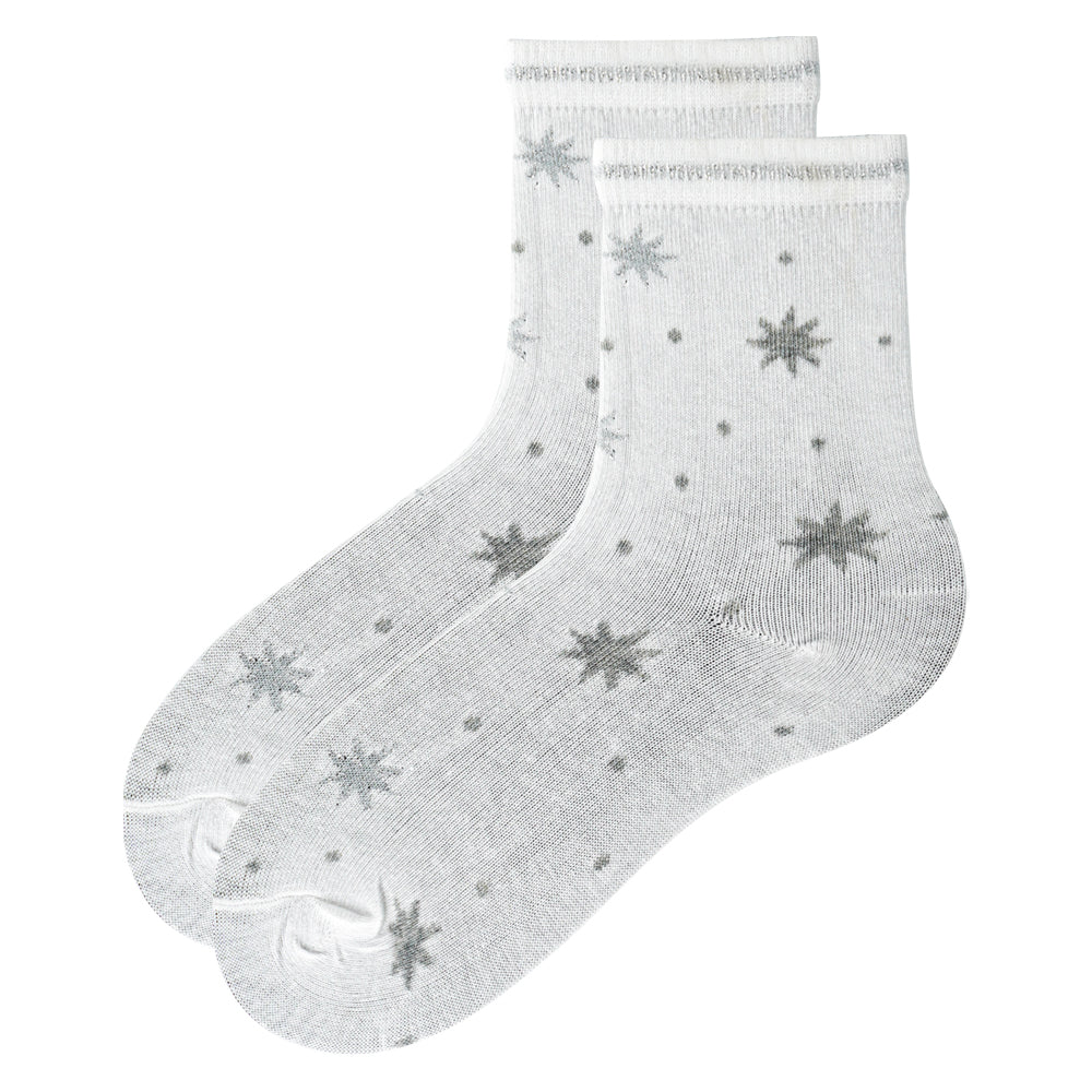 Girls Starry Glitter Ankle Socks