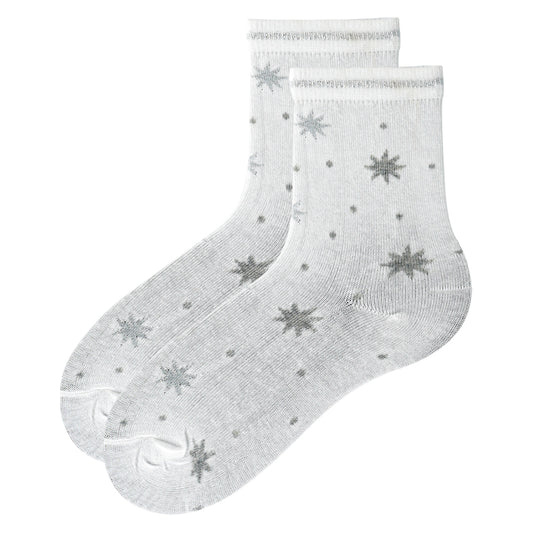 Girls Starry Glitter Ankle Socks