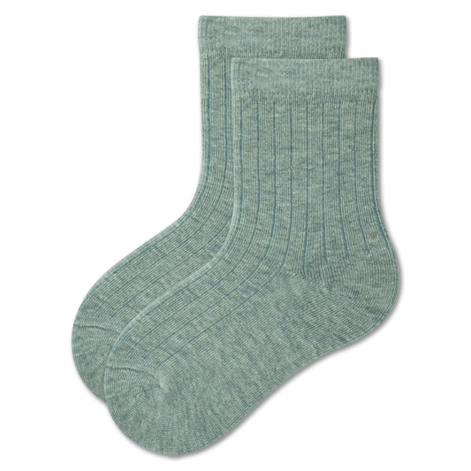 Boys' Ribbed Crew Socks