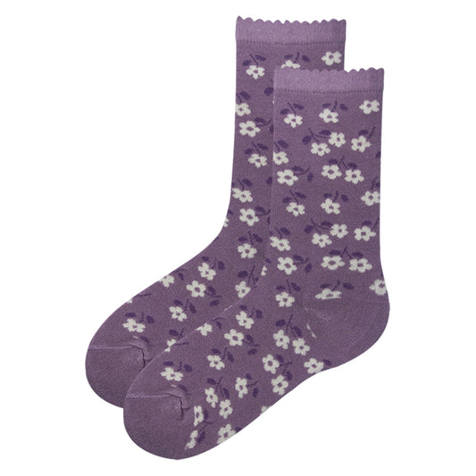 Floral Print Comfort Socks