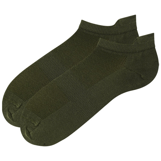 Premium Men Olive Green Ankle Socks