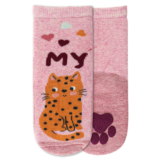 Girls Cat Pattern Anti-slip socks