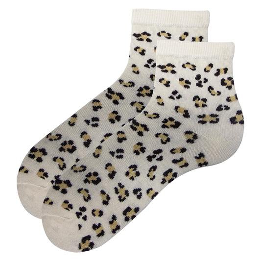 Women’s Leopard Print Ankle Socks