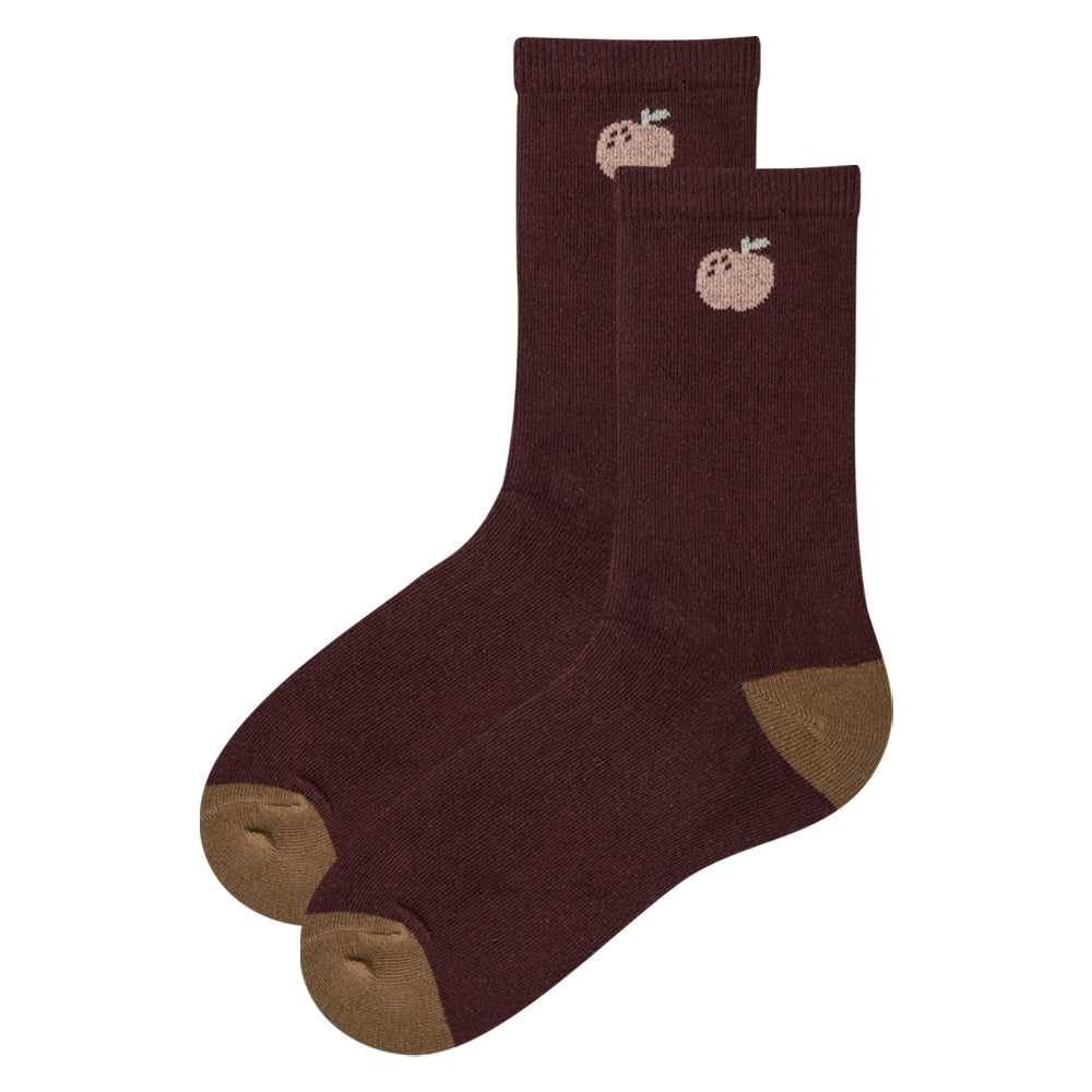 Premium Girl Apple Crew Socks