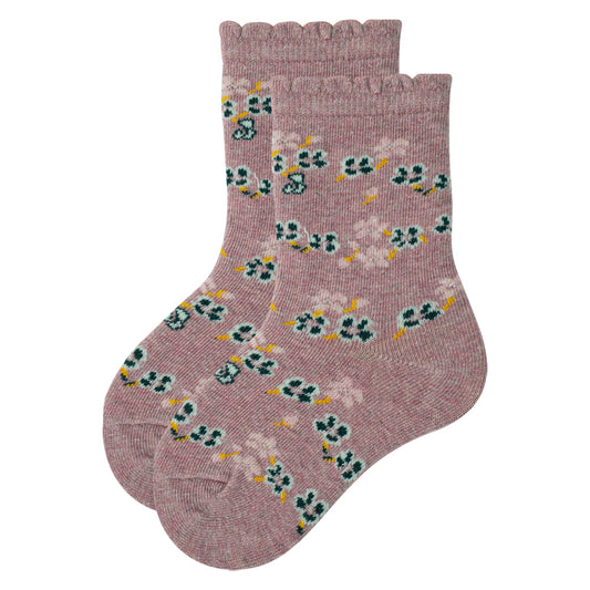 Baby Girl Floral Ruffle Socks