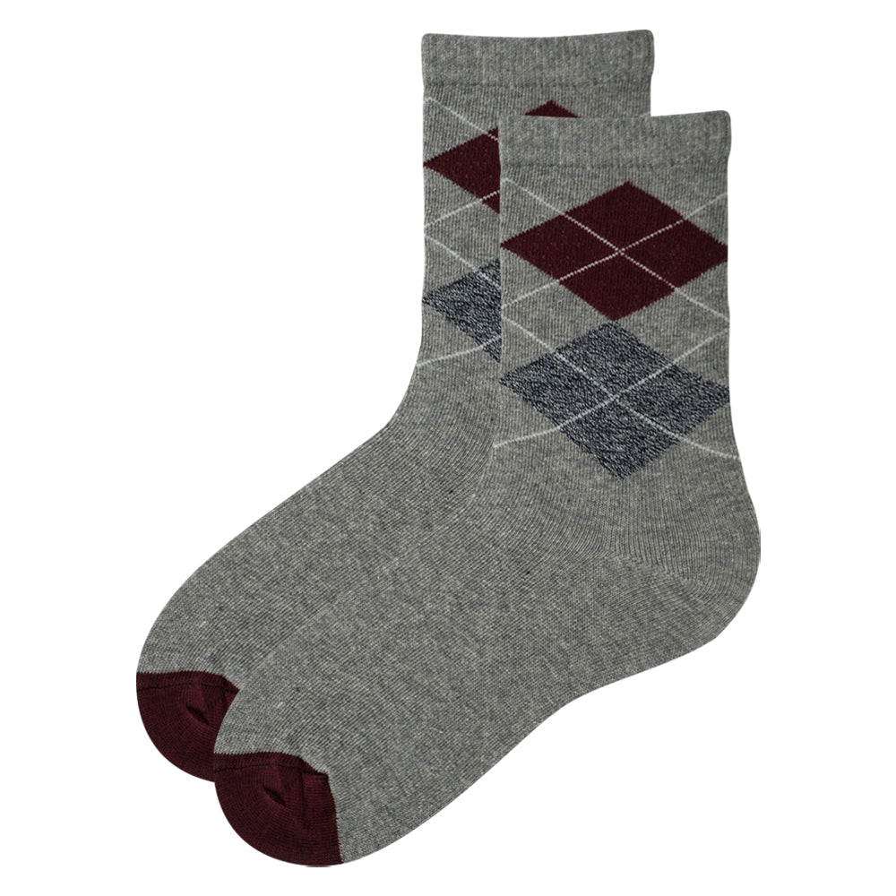 Boys' Classic Argyle Crew Socks