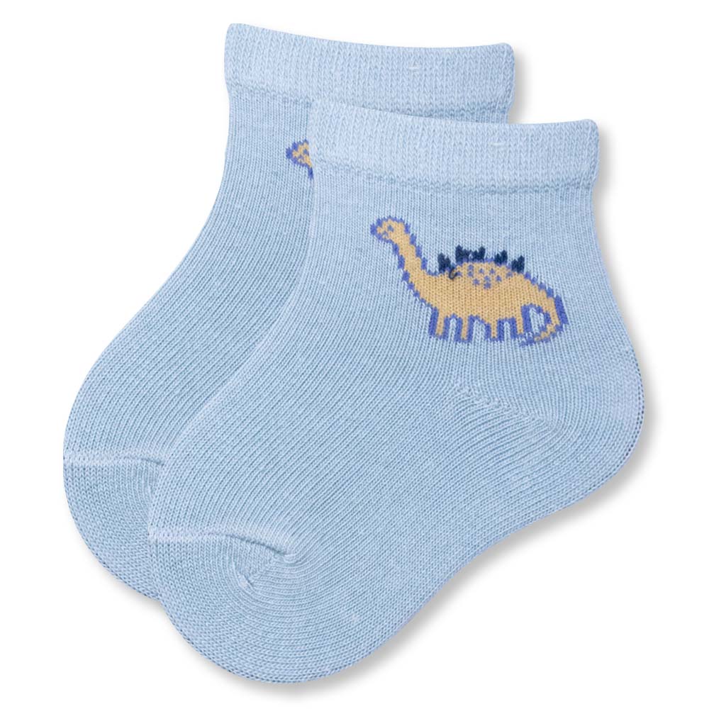 Born Baby Dino Blue Socks for Boys