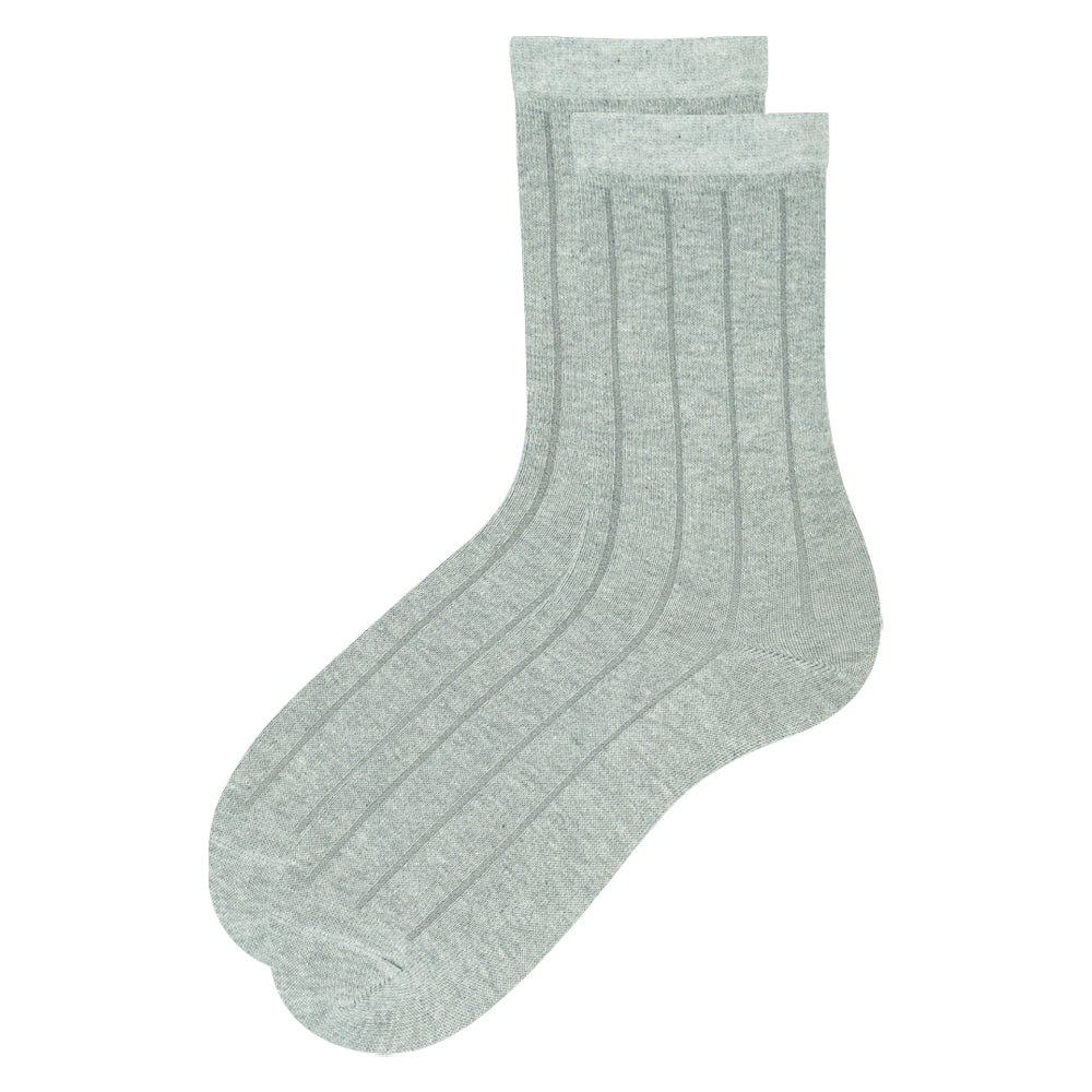 Unisex Ribbed Crew Socks