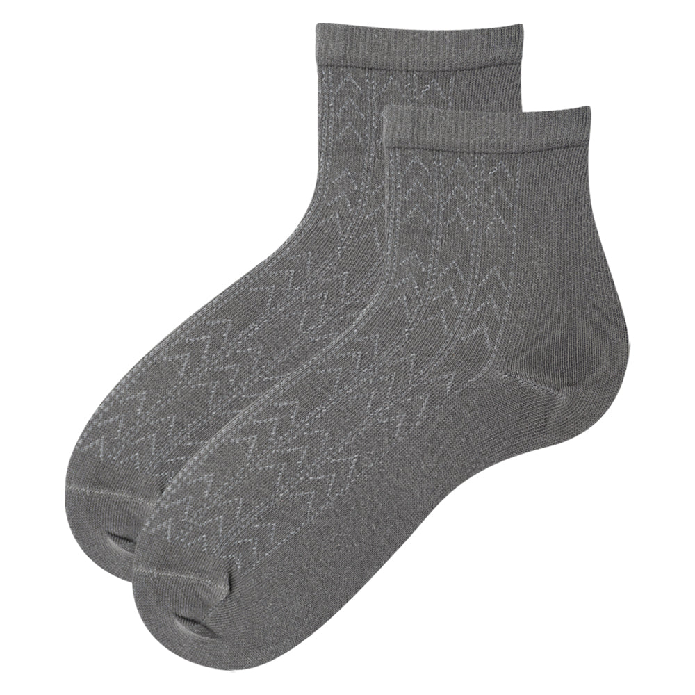 Premium Pointelle Knit Ankle Socks