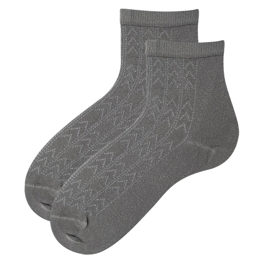 Premium Pointelle Knit Ankle Socks
