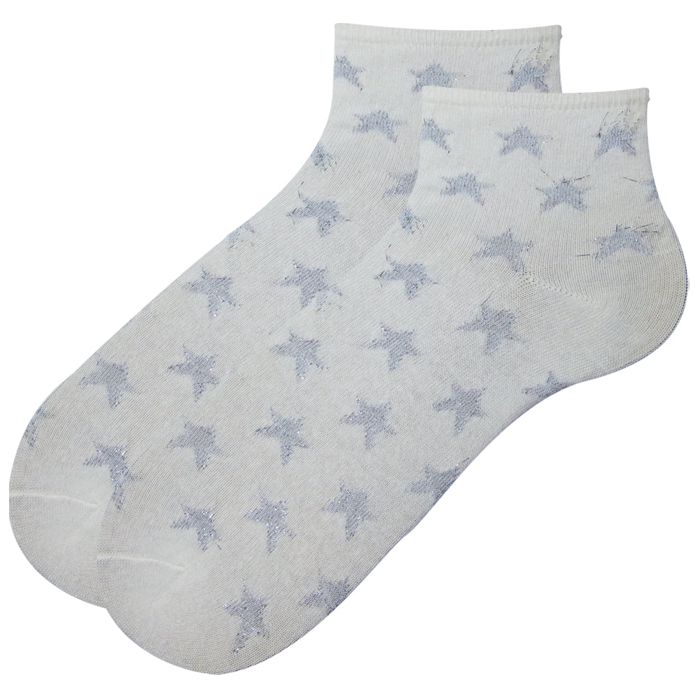 Girl's Glimmer Star Ankle Socks