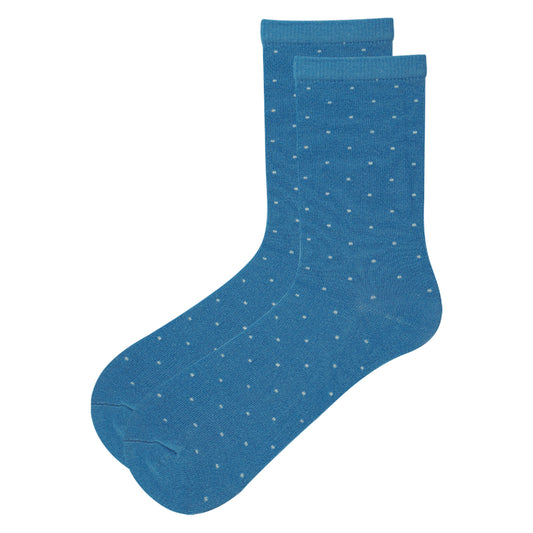 Girls Dotted Crew Socks