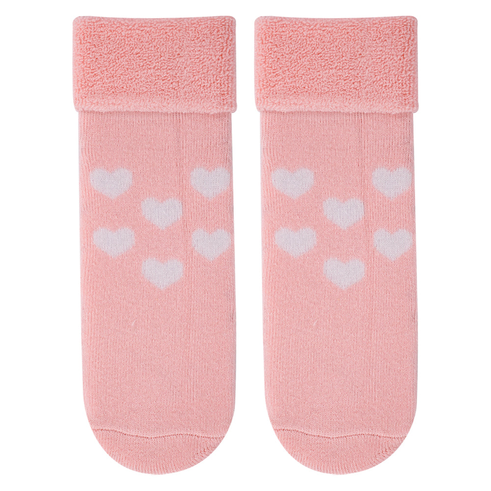 Heart Thermal Winter Socks for Girls
