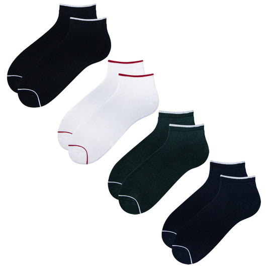 Pack of 2 & 4 - Classic Comfort Men’s Ankle Socks