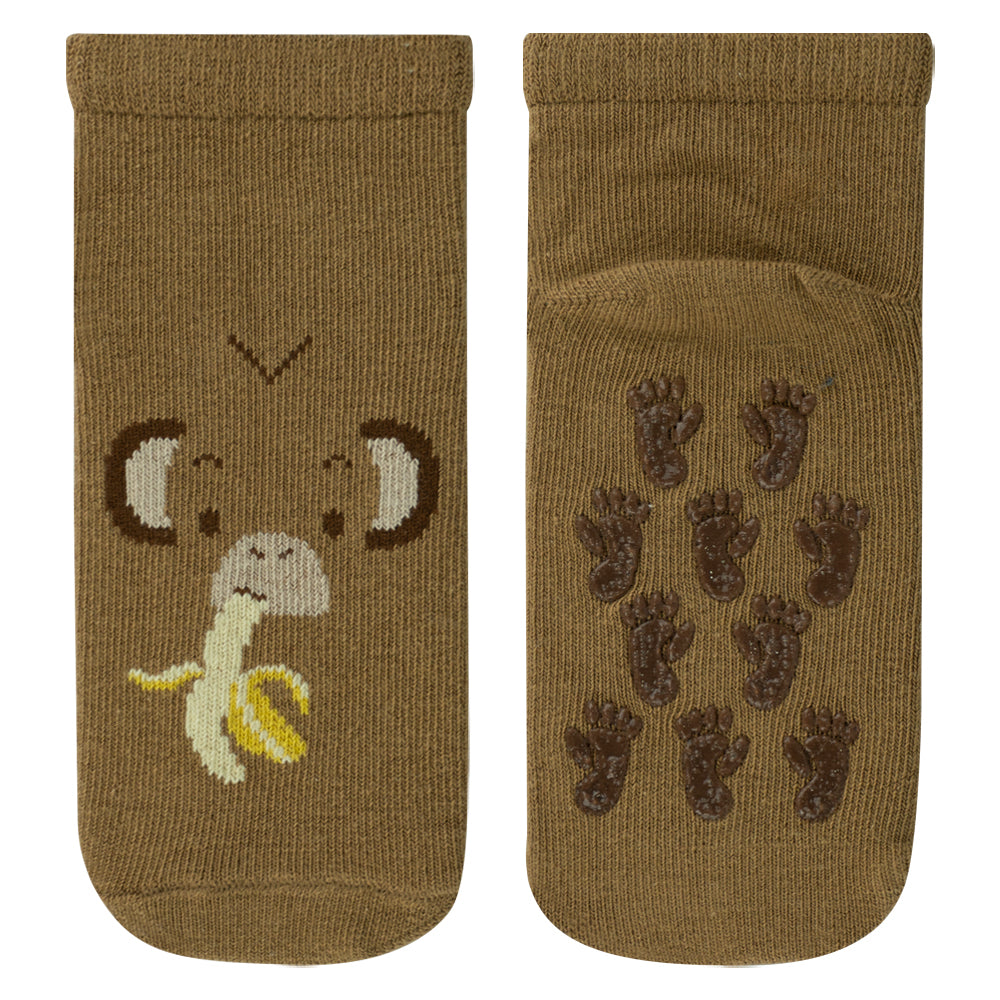 Boys Non-Slip Monkey Ankle Socks