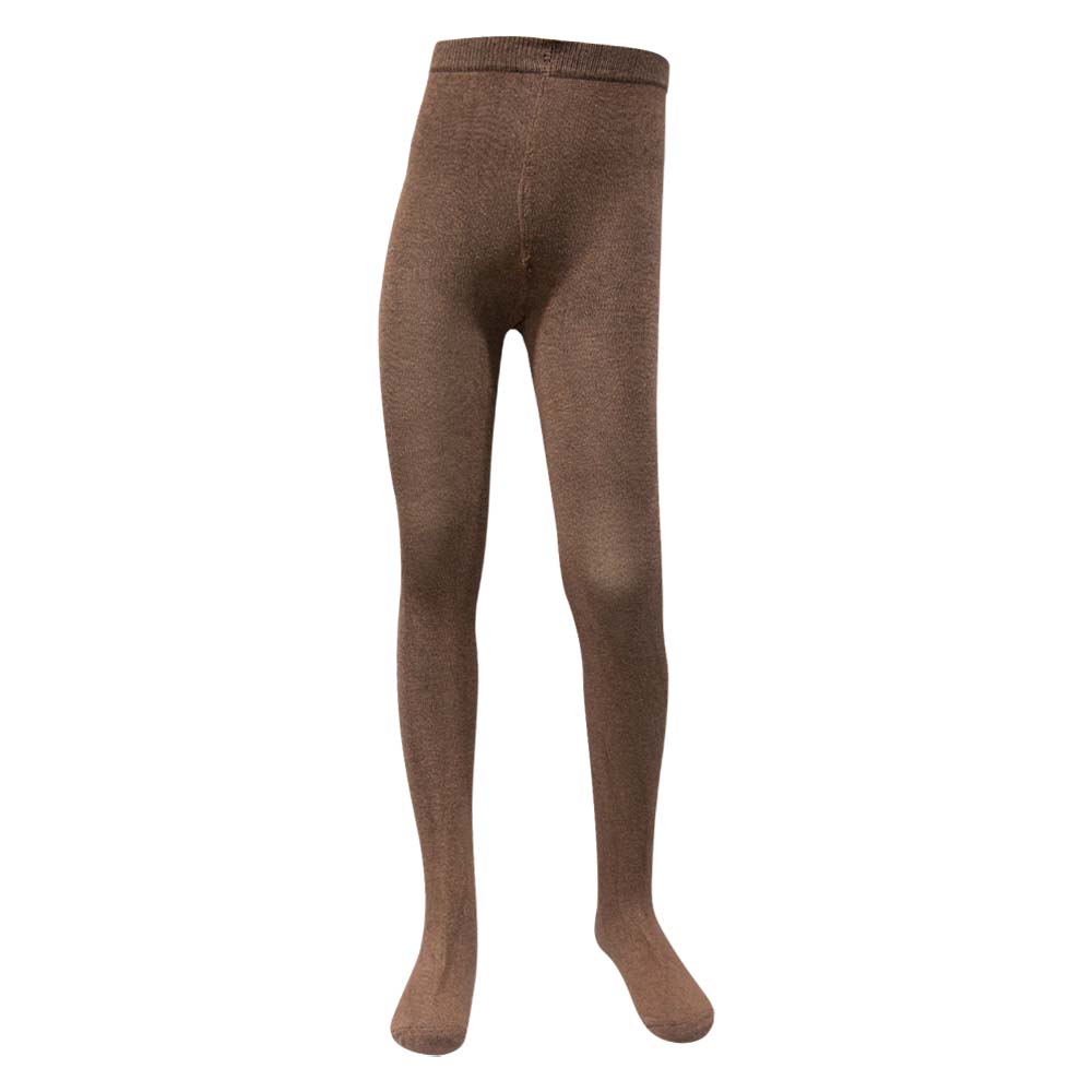 Girls Premium Cotton Light Brown Tights (SF)