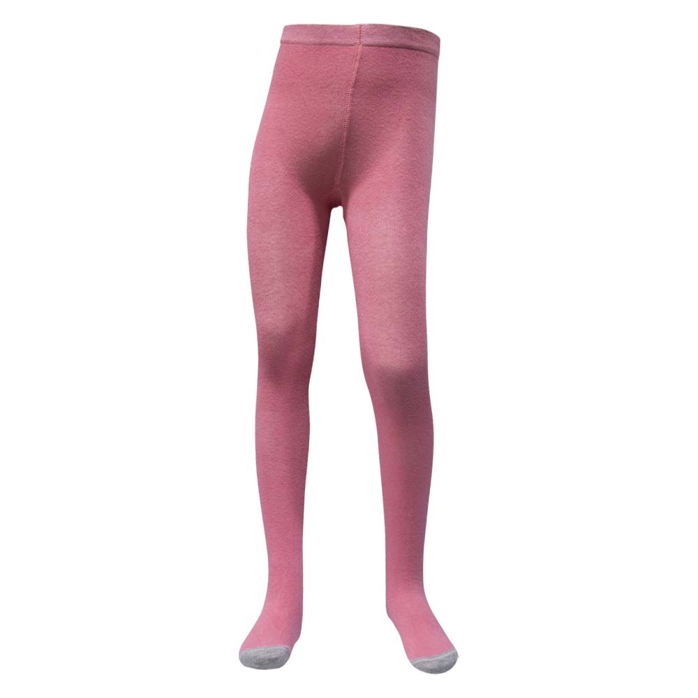 Girls Solid Pink Tights (OT)