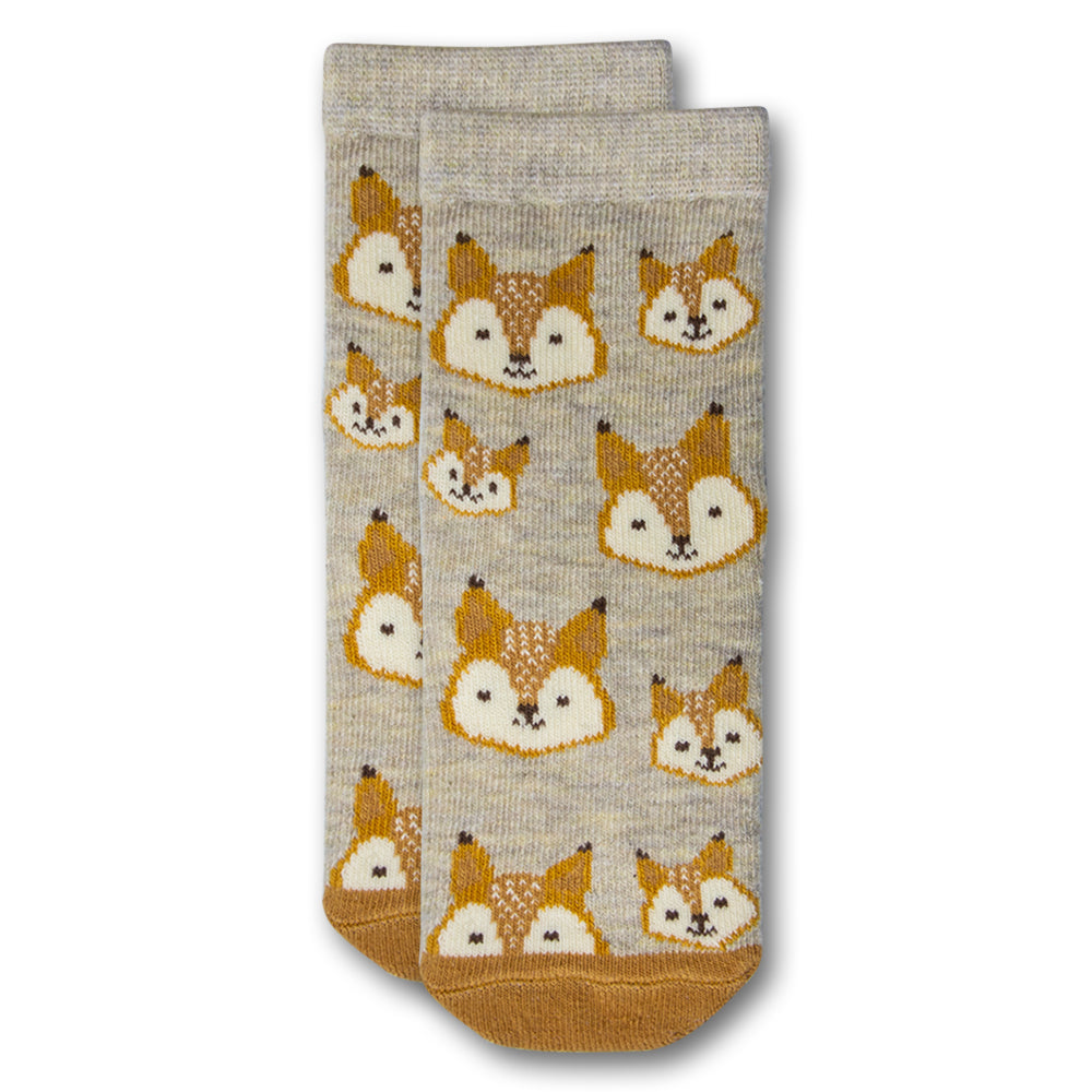 Girls Cozy Woodland Fox Socks
