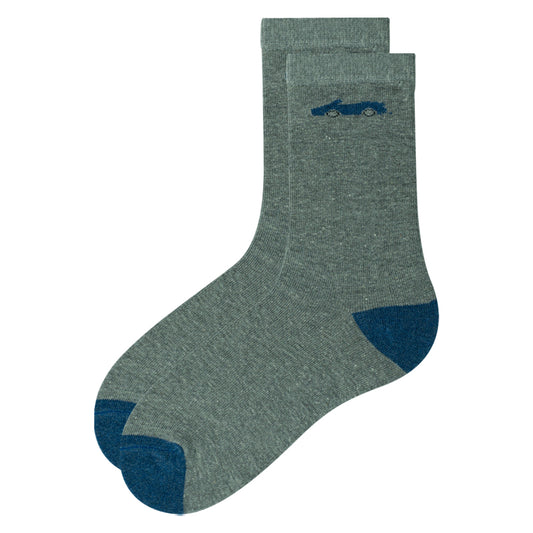 Boys' Car Pattern Crew Socks