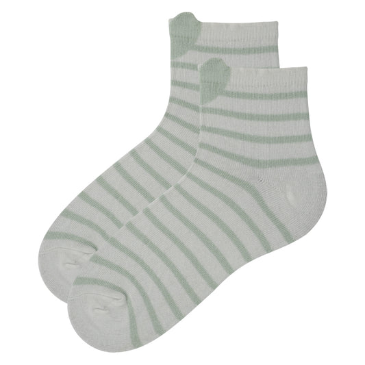 Heart Print Girls Crew Socks
