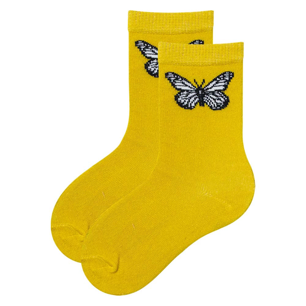 Girl’s Butterfly Design Socks