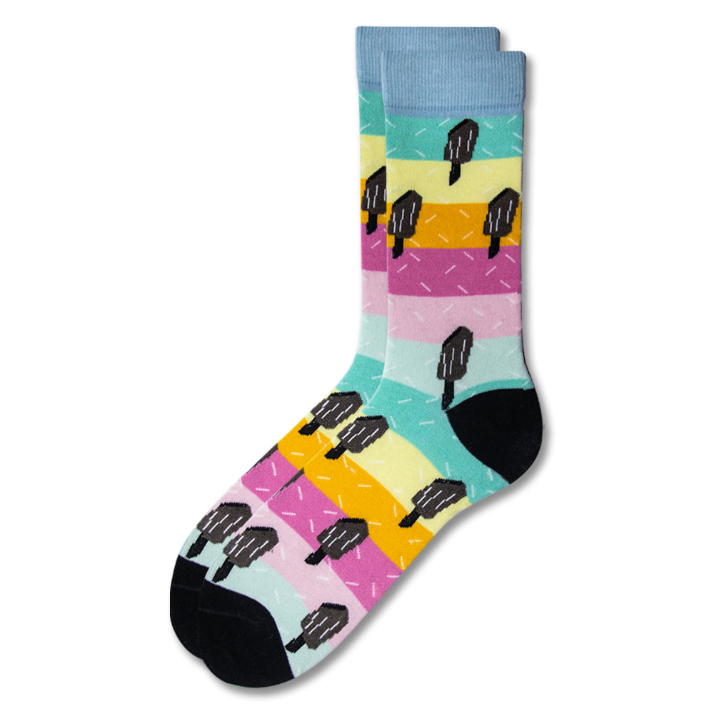 The Popsicle Print Men Crew Socks
