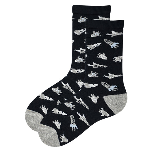 Boys' "Galactic Explorer" Crew Socks