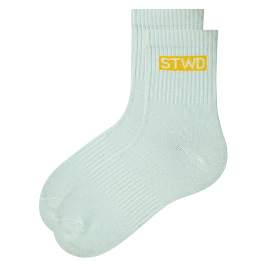 Men Premium White Crew Socks