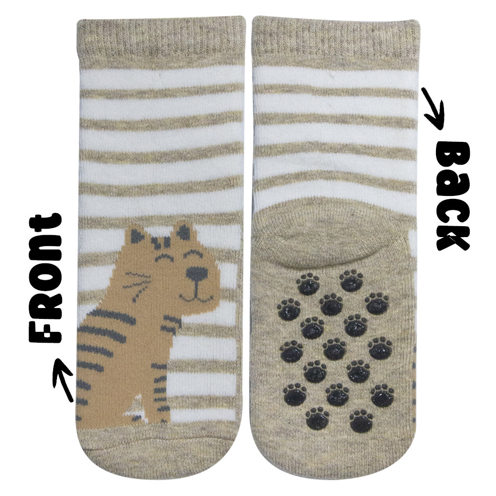 Trendy & Cool Striped Boy's Crew Winter Socks