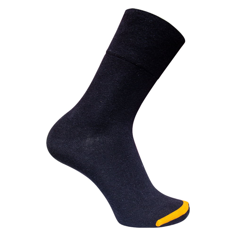 Unisex Ultimate Comfort Black Dress Socks