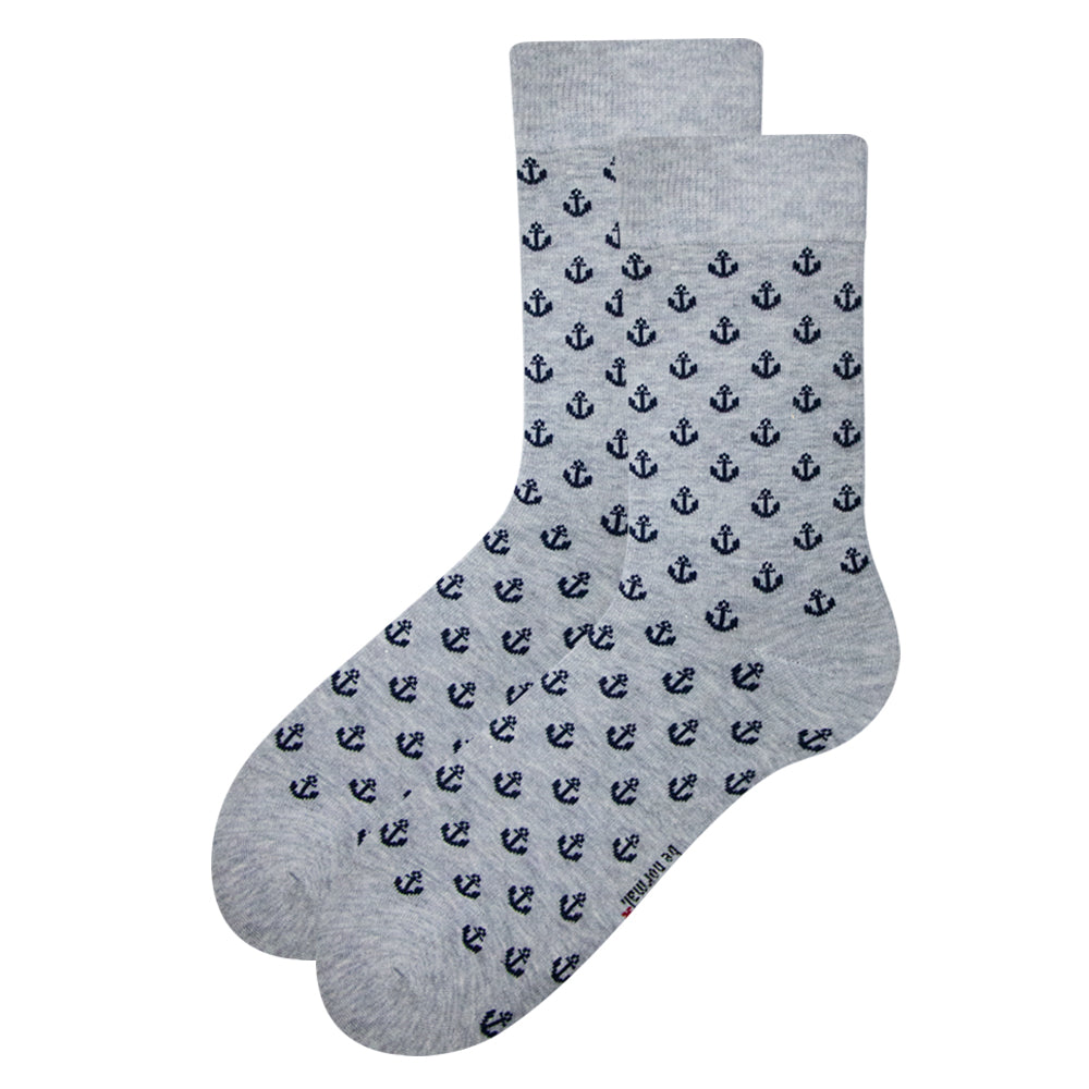 Pack of 2 & 4 - Ancre Print Socks for men.