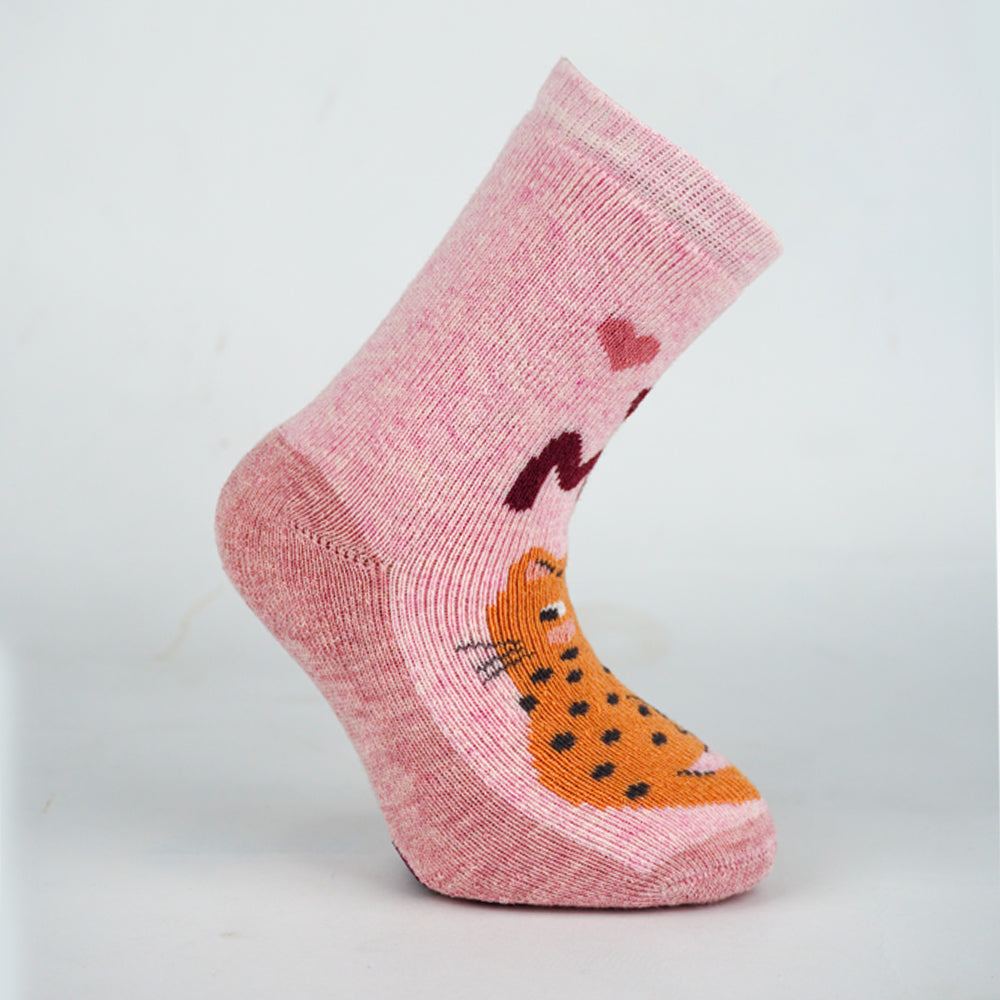 Girls Cat Pattern Anti-slip socks