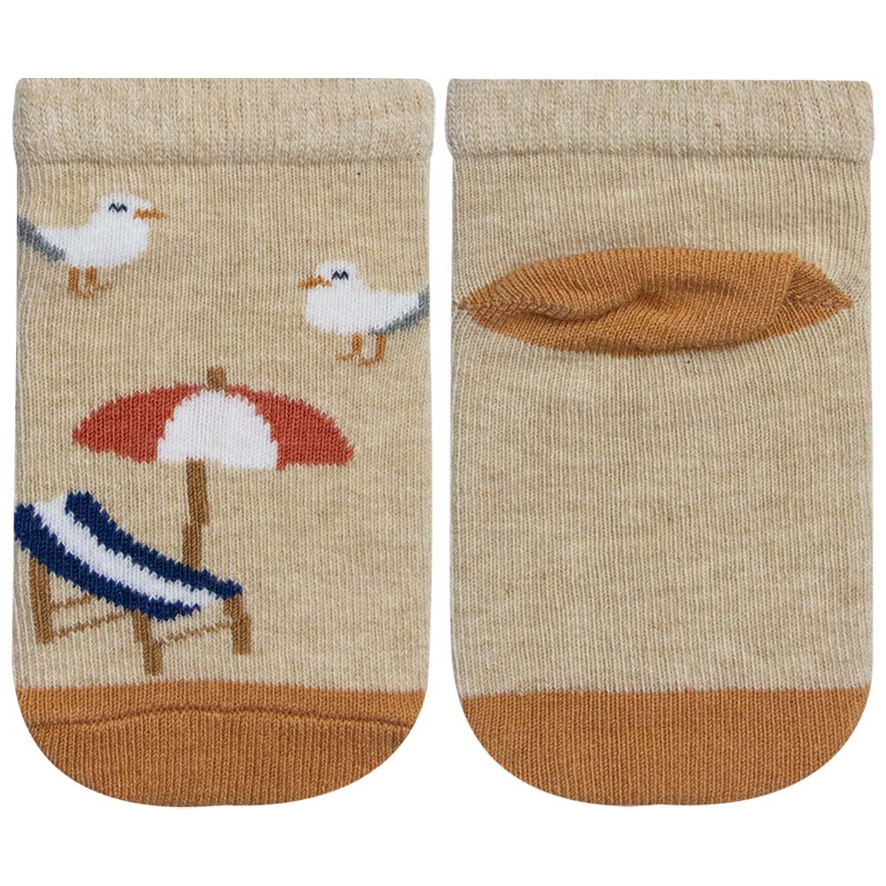 Baby Boy Beach Vibe & Shark Print Socks