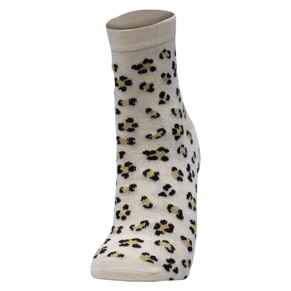 Women’s Leopard Print Ankle Socks