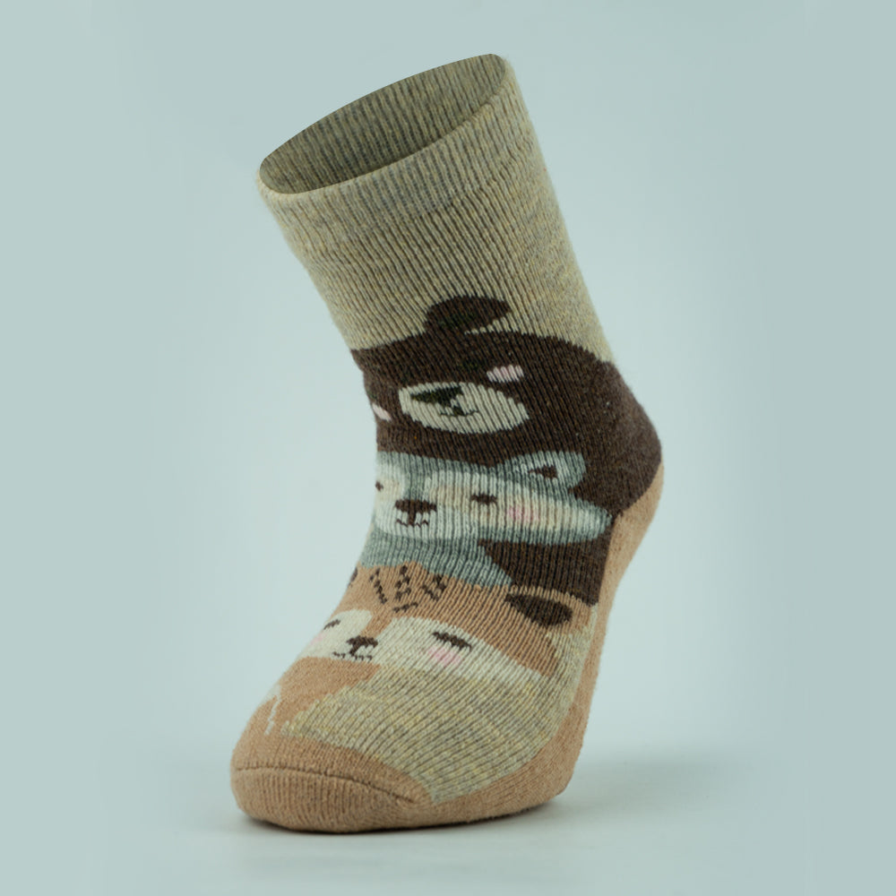 Baby Boy Animal Print Grip Socks
