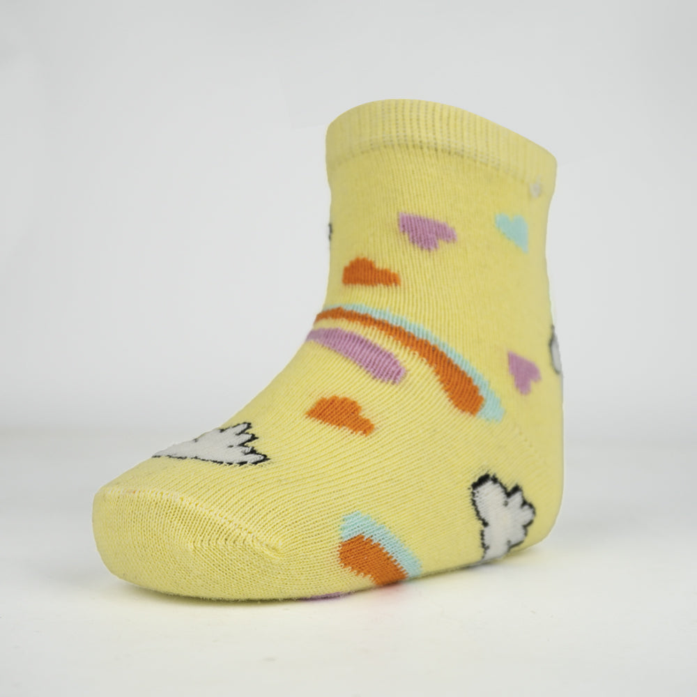 Premium Rainbow & Cloud Infant Socks