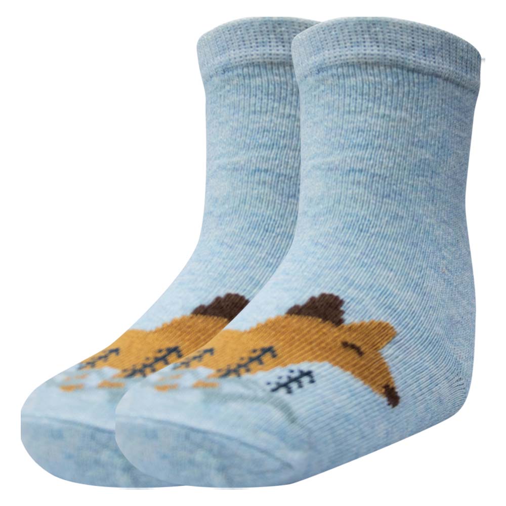 Girls Cozy Woodland Fox Socks