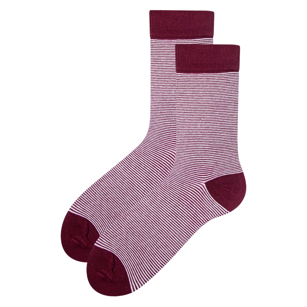 Men Elevated Stripe Crew Socks